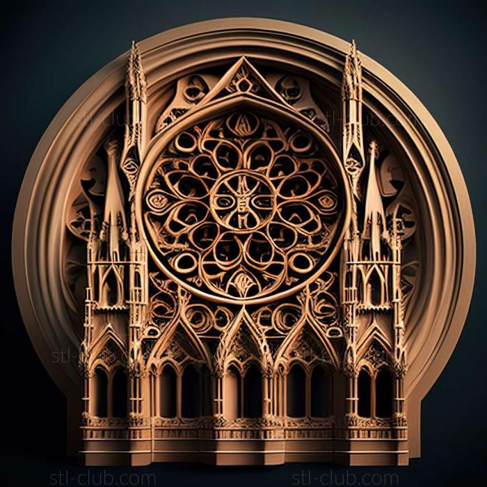 3D model notre dame (STL)